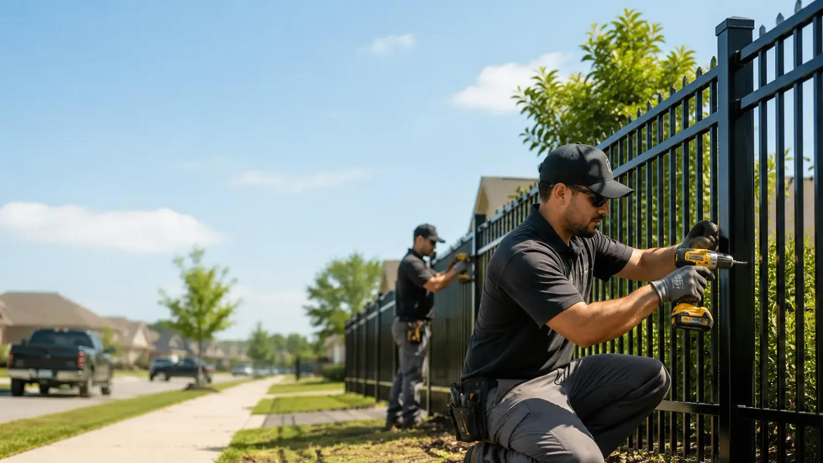 Metal Fence Installation in Happy, KY